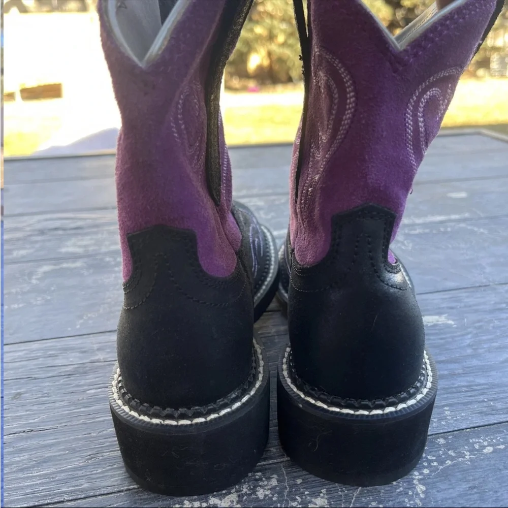 Ariat  Fatbaby Heritage Harmony Western Boot Size 6 Youth - Picture 3 of 8